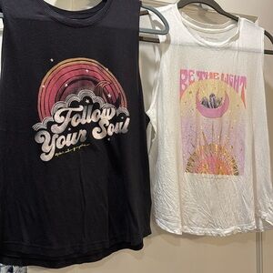 Set of two Spiritual gangster tank tops